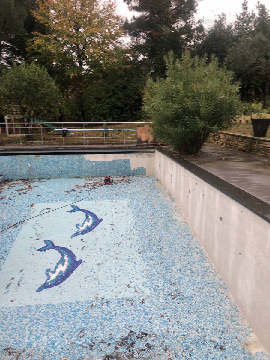 PISCINE AVANT RENOVATION
