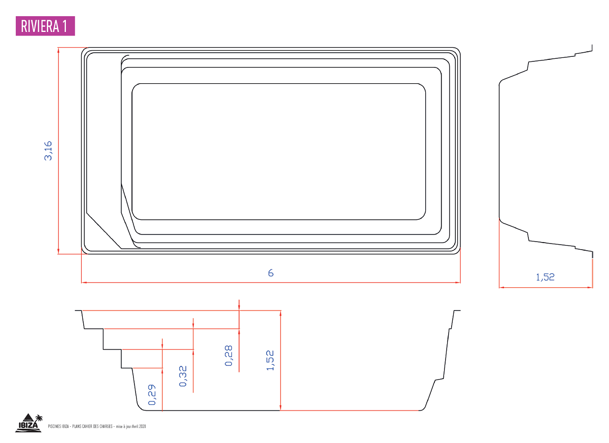 Piscine Ibiza Riviera 1