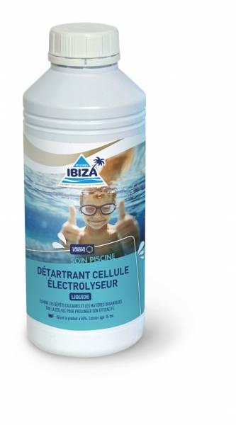 Soin de la piscine - Détartrant cellule electrolyseur