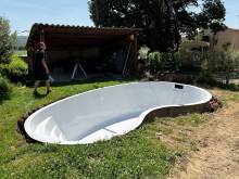 Pose piscine alizé à Gréoux les Bains